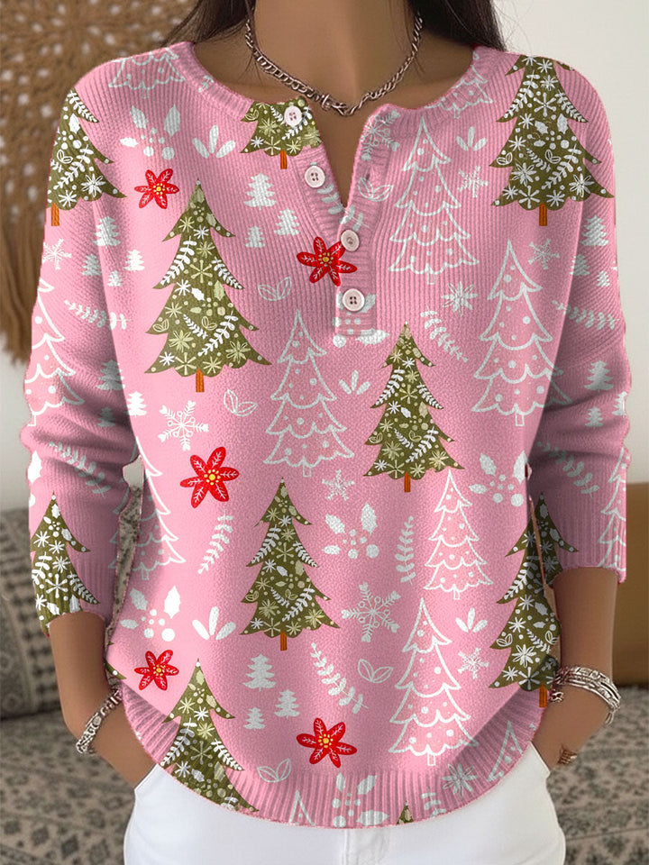 Emma | Christmas Jumper with Buttons