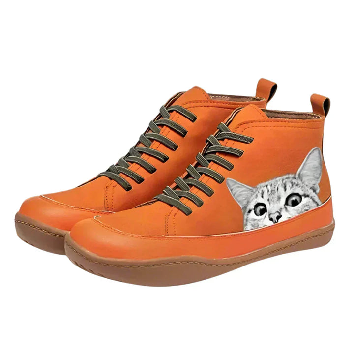 Faye | Elegant Ankle Boots for Cat Lovers