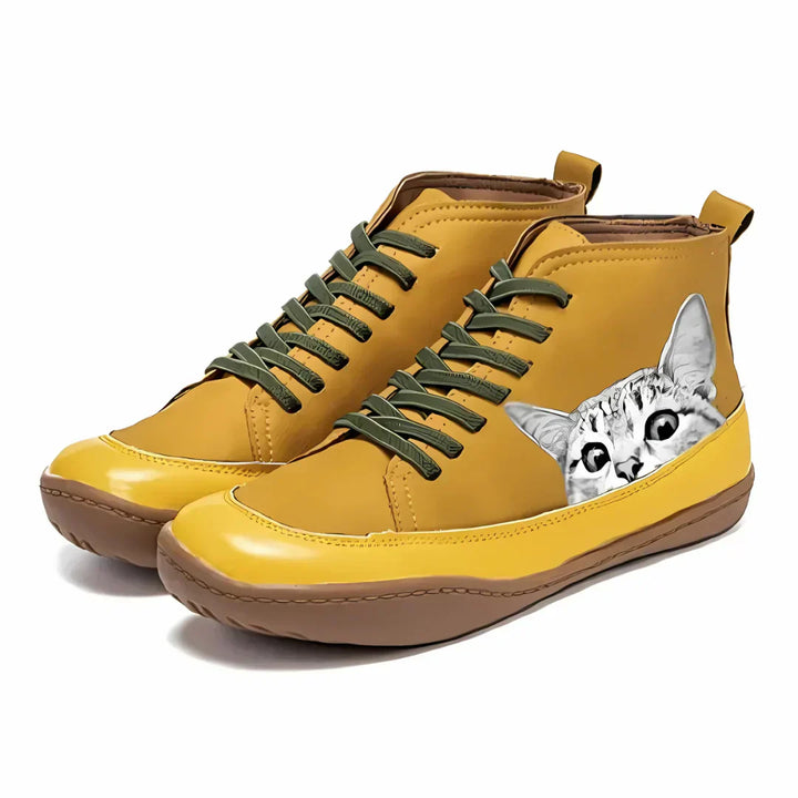 Faye | Elegant Ankle Boots for Cat Lovers