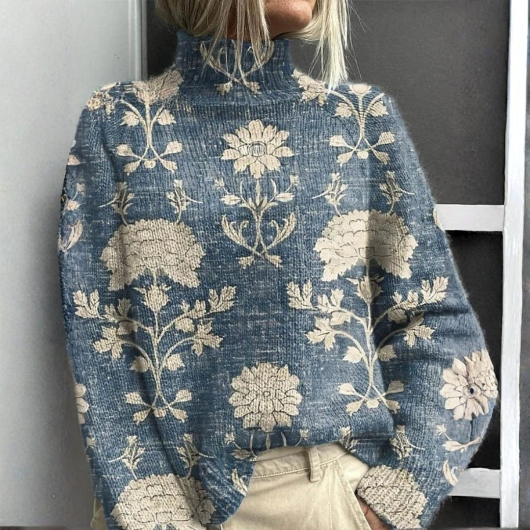 Annie | Warm and Elegant High Neck Jumper