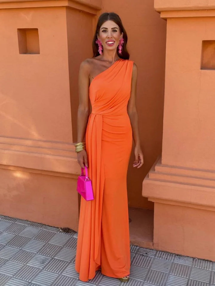 Sienna™ | Asymmetrical Maxi Dress