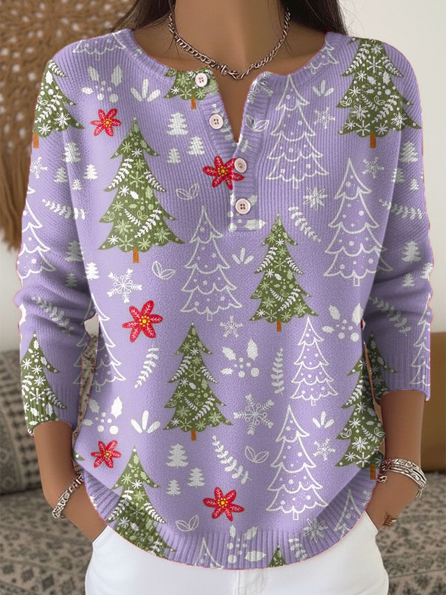 Emma | Christmas Jumper with Buttons