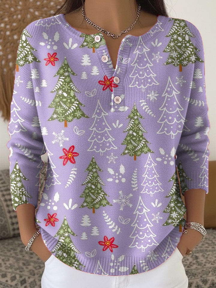 Emma | Christmas Jumper with Buttons