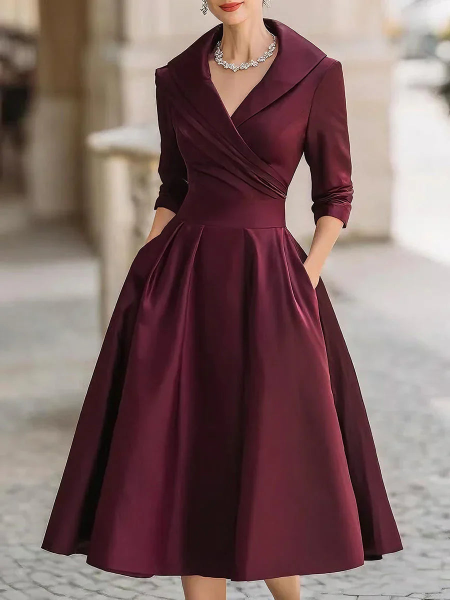 Casey | Elegant Satin Dress