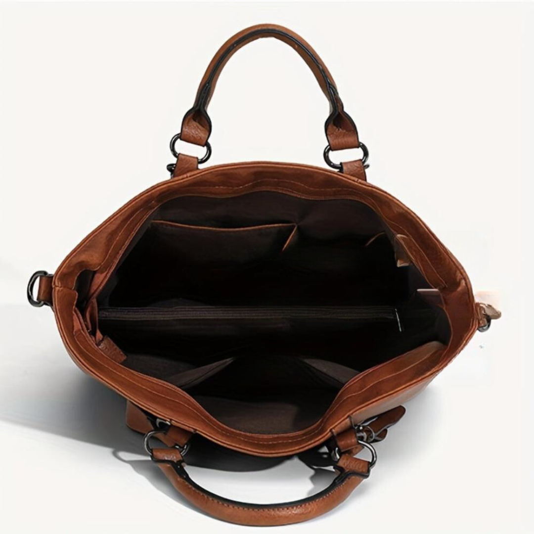 Bianca | Vintage Shopper Bag with Refined Elegance