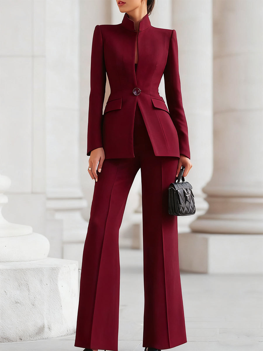 Jaedy | Elegant Complete Set with Blazer and Trousers