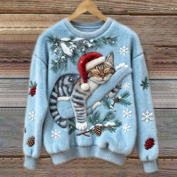Nelly | Christmas Cat Sweater
