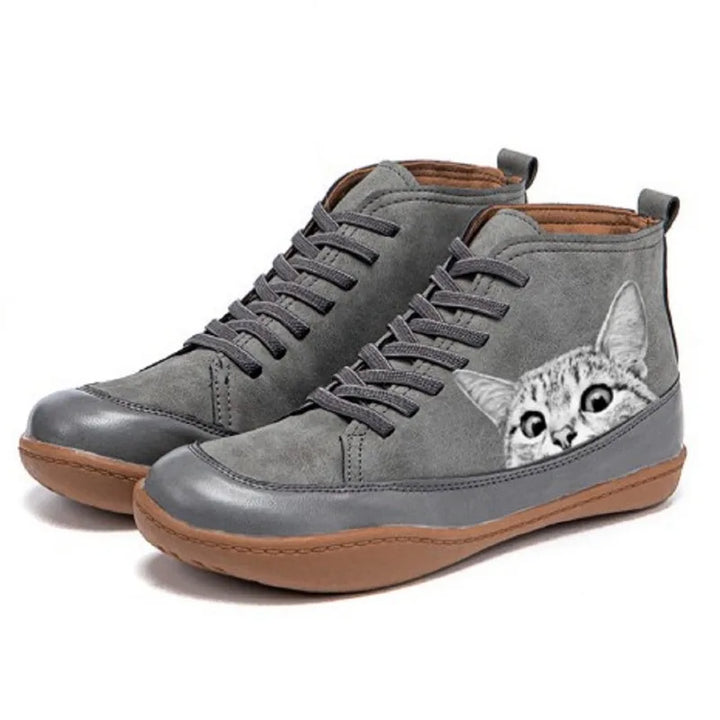 Faye | Elegant Ankle Boots for Cat Lovers