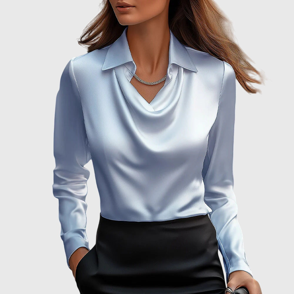 Beatrice | Elegant Satin Blouse
