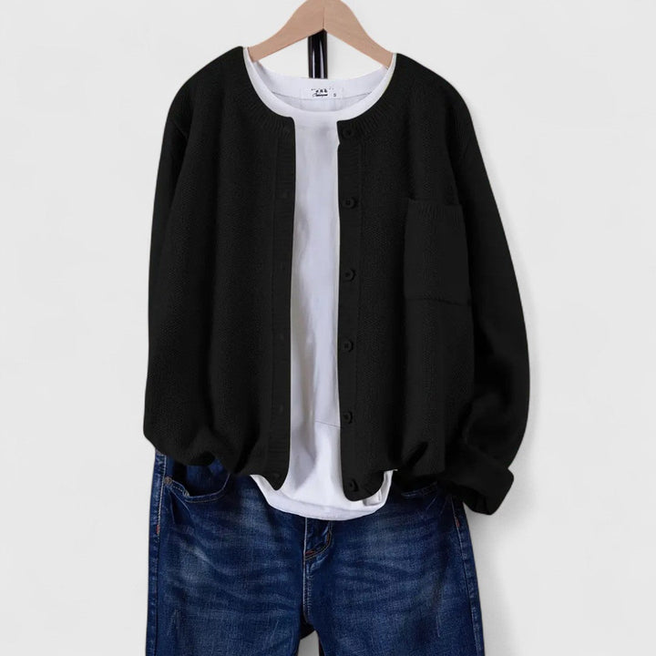 Cara | Casual Button-Up Cardigan