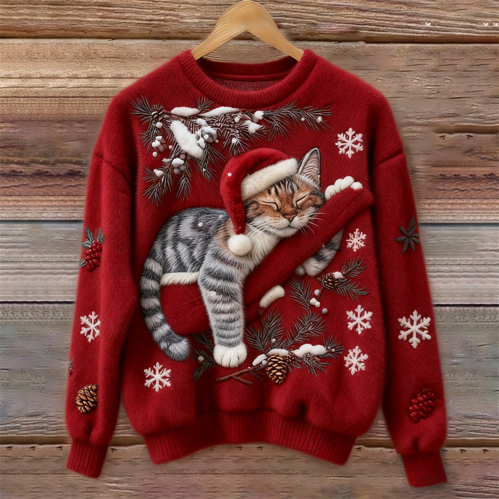 Nelly | Christmas Cat Sweater