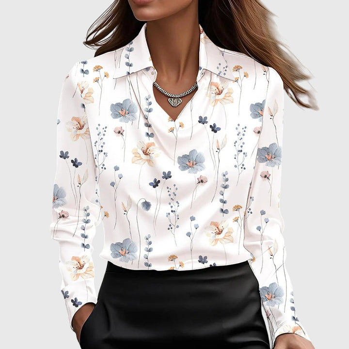 Beatrice | Elegant Satin Blouse
