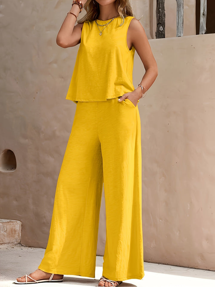 Lila | Lightweight Trousers and Top