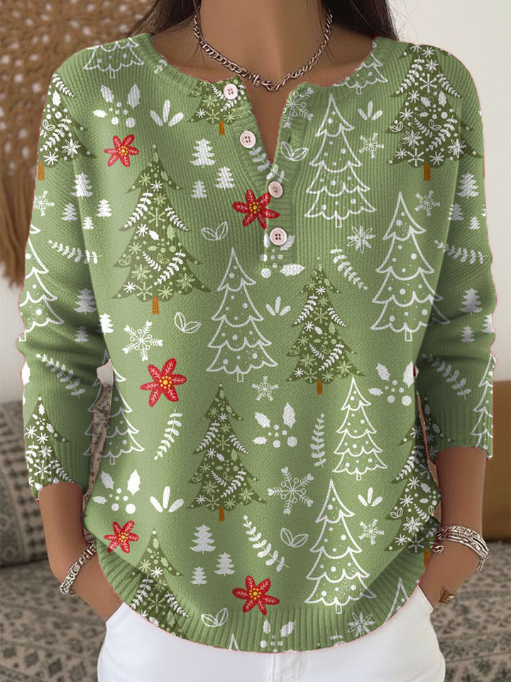 Emma | Christmas Jumper with Buttons