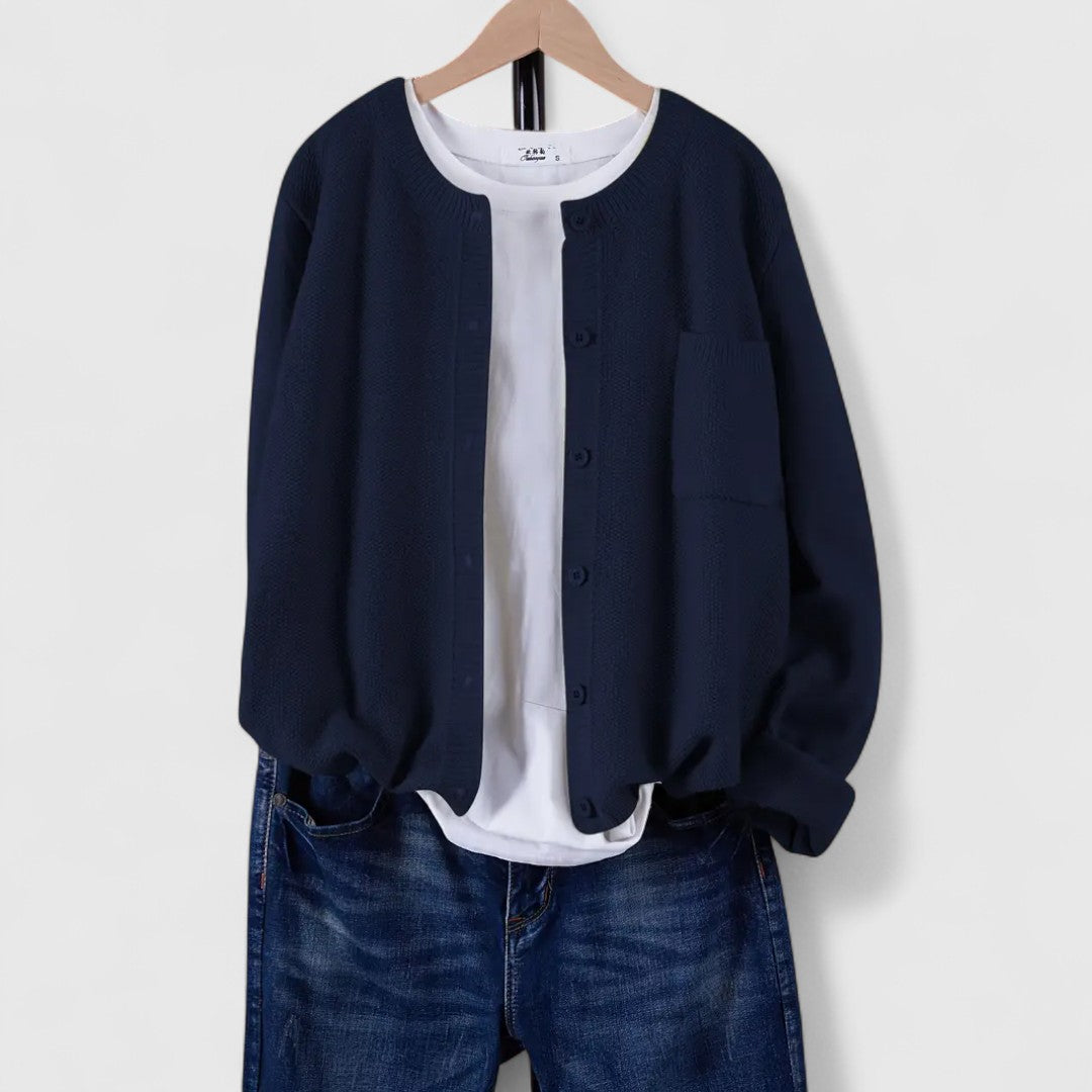 Cara | Casual Button-Up Cardigan