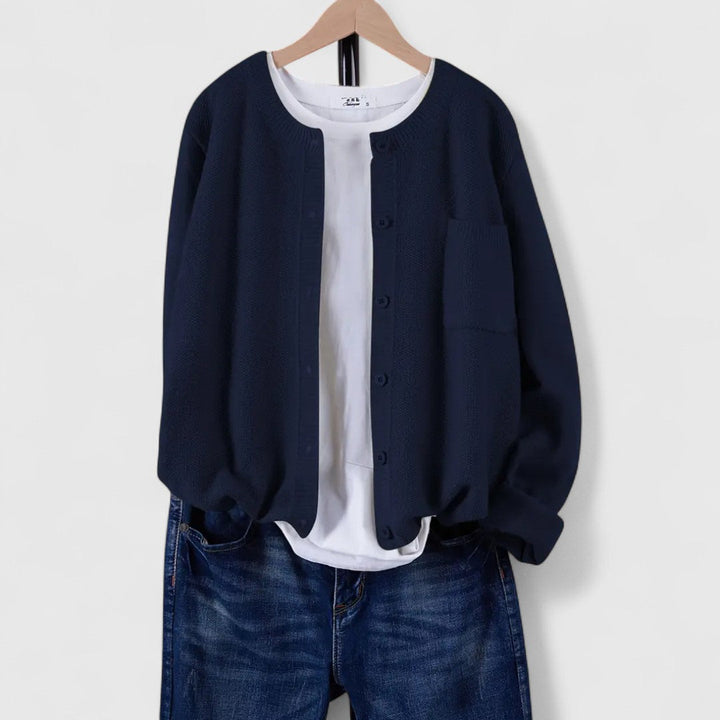 Cara | Casual Button-Up Cardigan