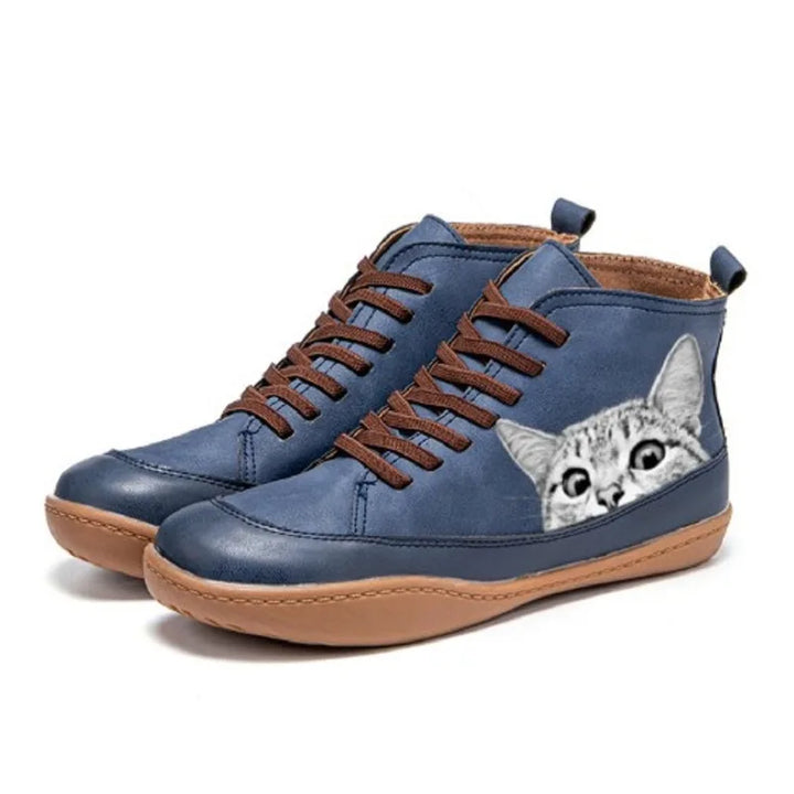 Faye | Elegant Ankle Boots for Cat Lovers
