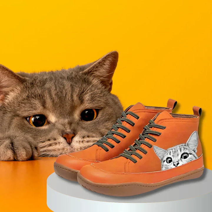 Faye | Elegant Ankle Boots for Cat Lovers