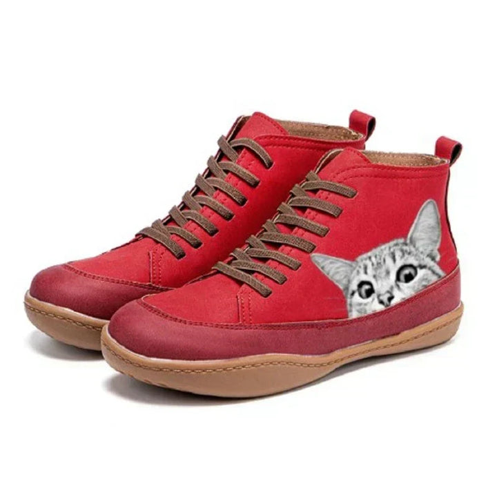 Faye | Elegant Ankle Boots for Cat Lovers