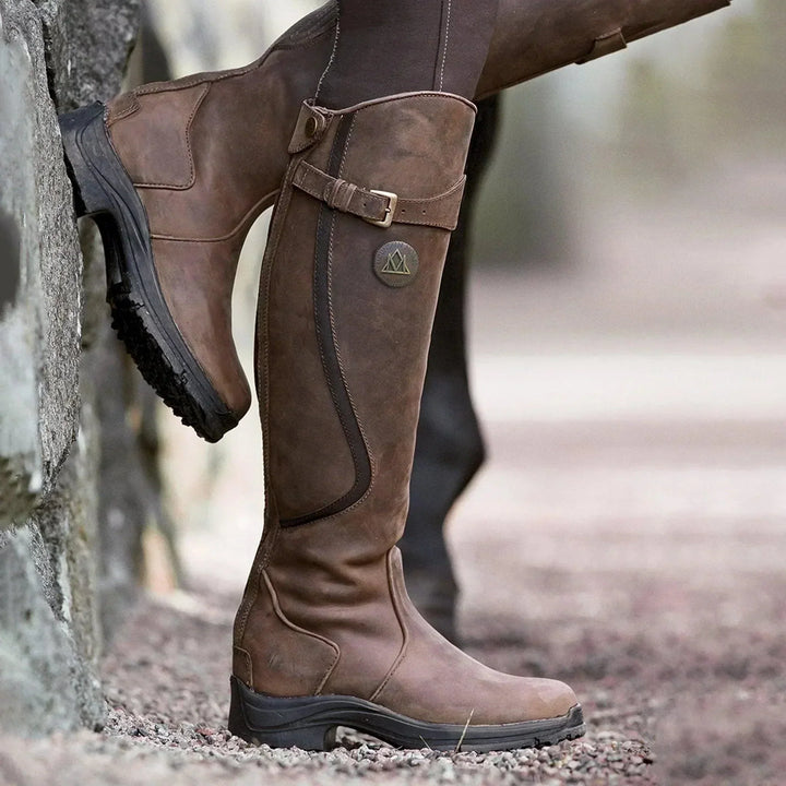 Mila | Waterproof Leather Riding Boots
