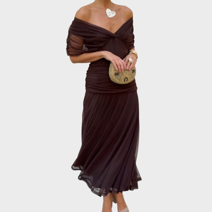 Hailey | Elegant Dress With V-Neckline