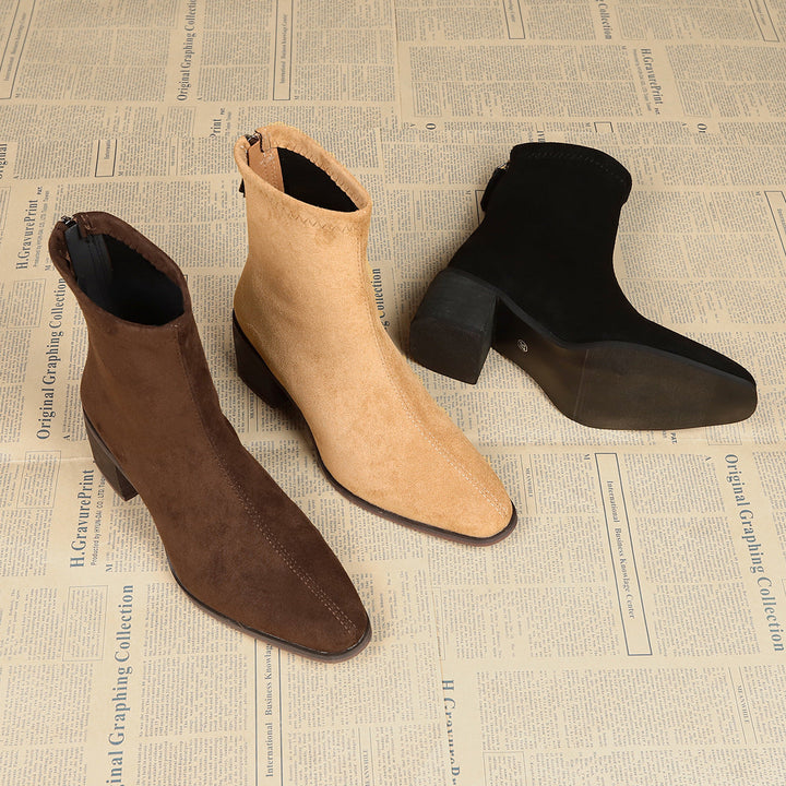 Julia | Elegant Suede Ankle Boots