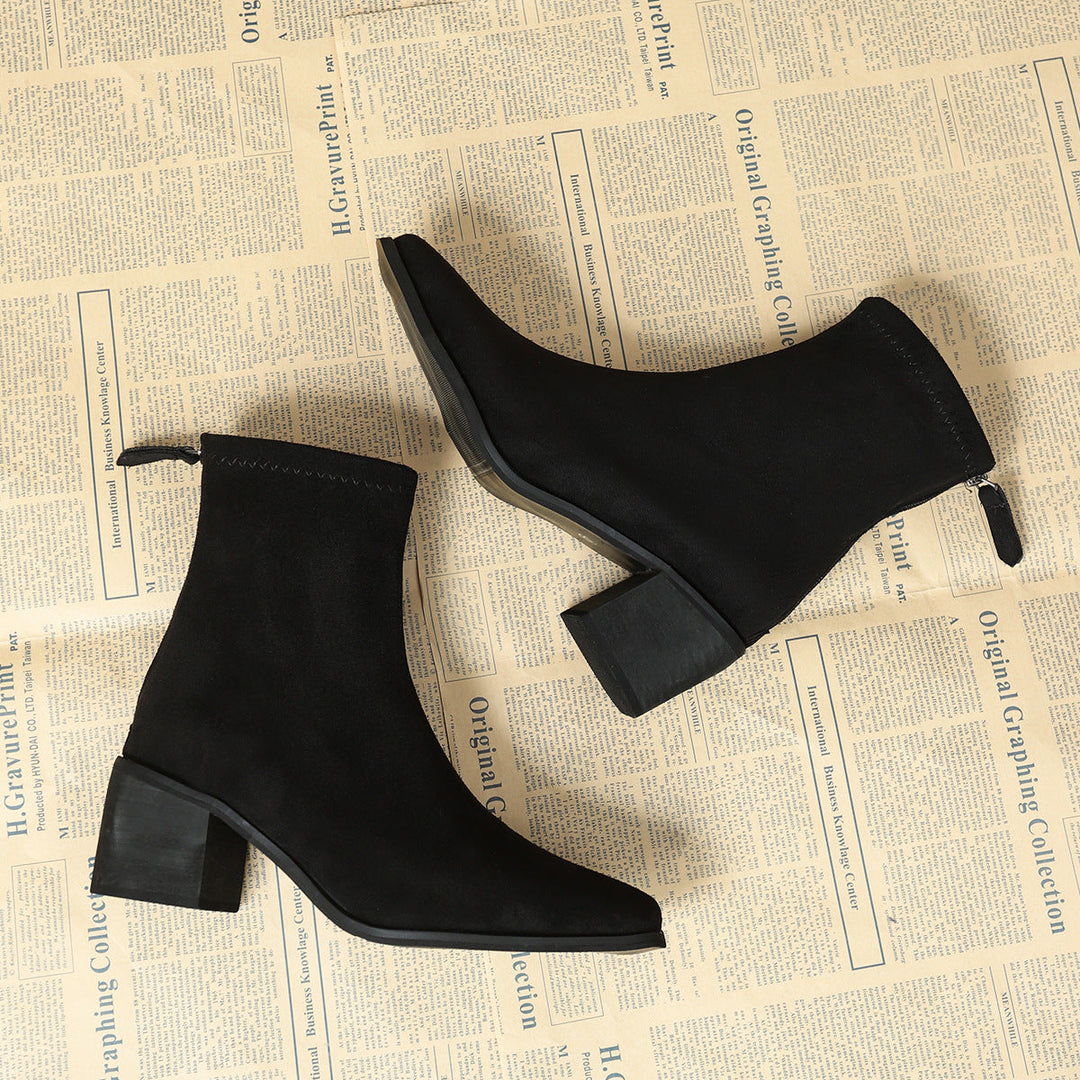 Julia | Elegant Suede Ankle Boots