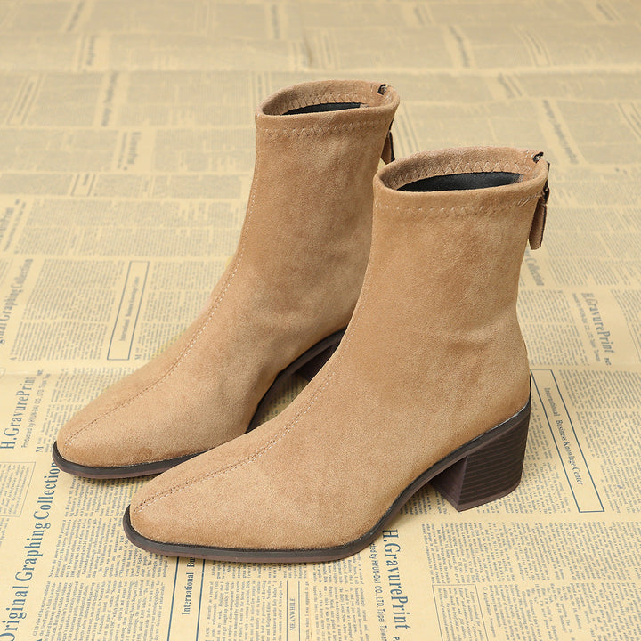 Julia | Elegant Suede Ankle Boots