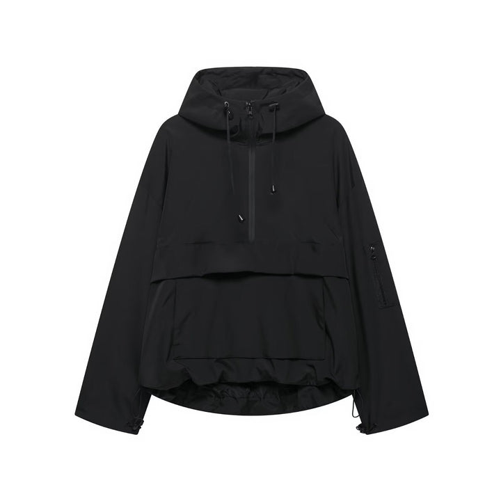 Emma | Water & Wind proof Hooded Pullover Jacket