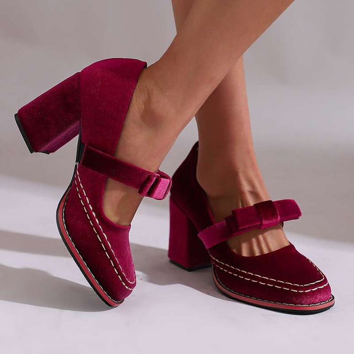 Alyssia | Velvet Loafers