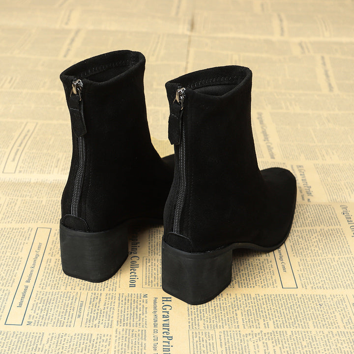 Julia | Elegant Suede Ankle Boots