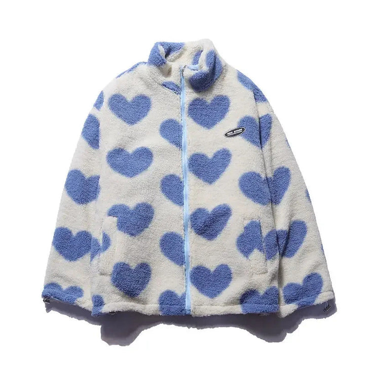 Diana | Reversible Heart-Print Comfort Jacket