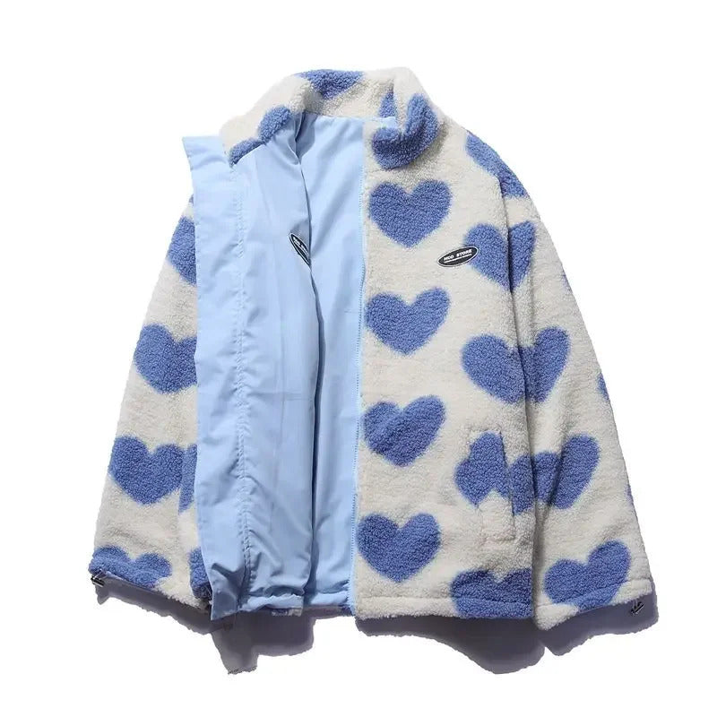 Diana | Reversible Heart-Print Comfort Jacket