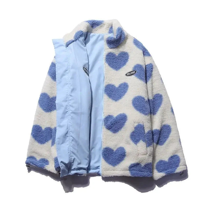 Diana | Reversible Heart-Print Comfort Jacket