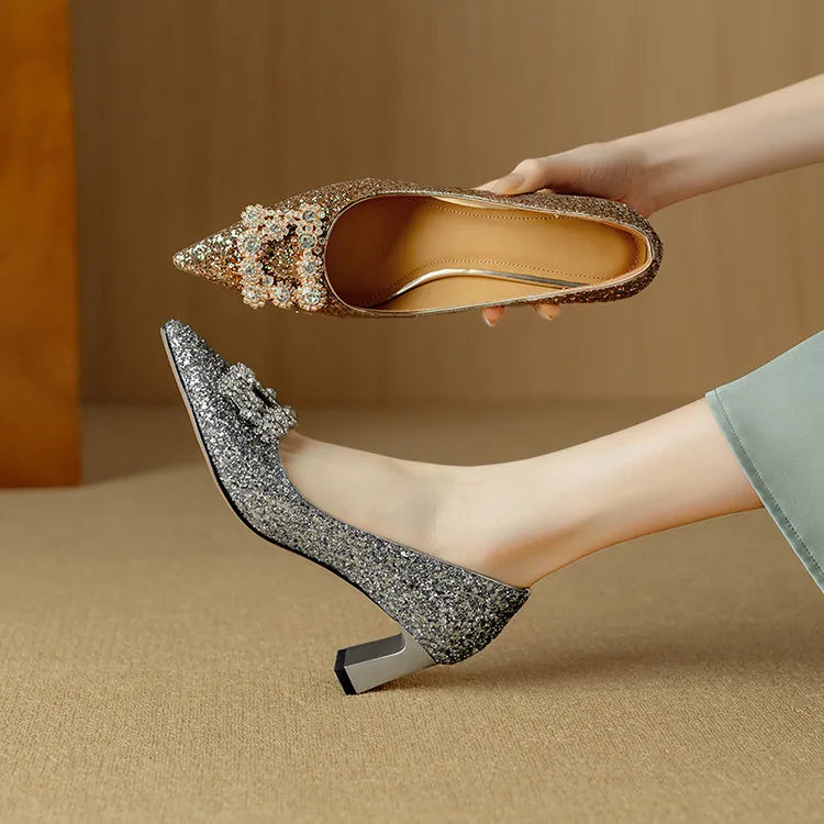 Gloria | Glitter Heels