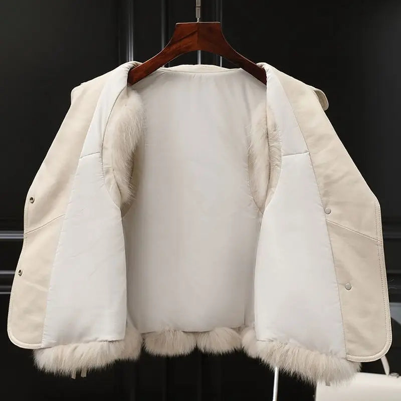 Mary | Elegant Leather Gilet