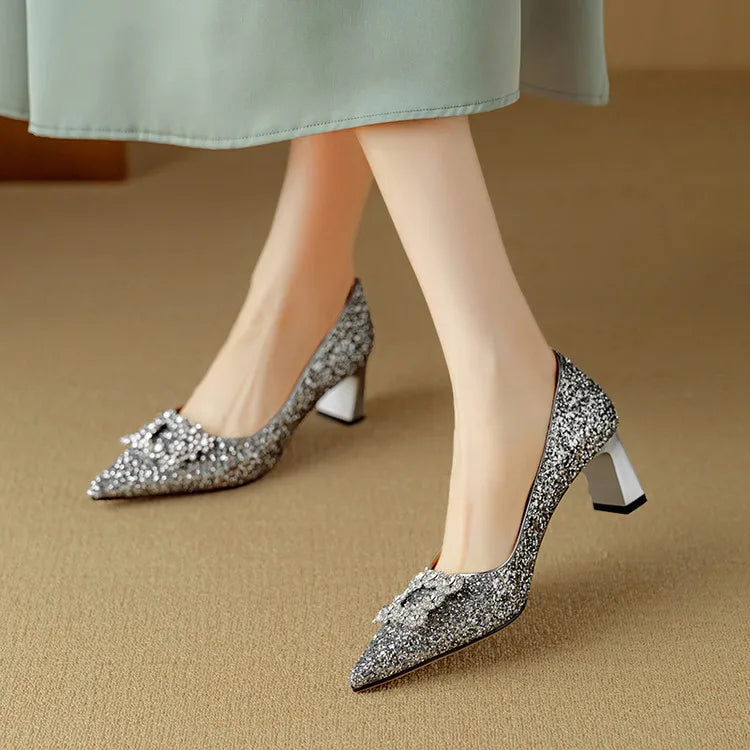 Gloria | Glitter Heels