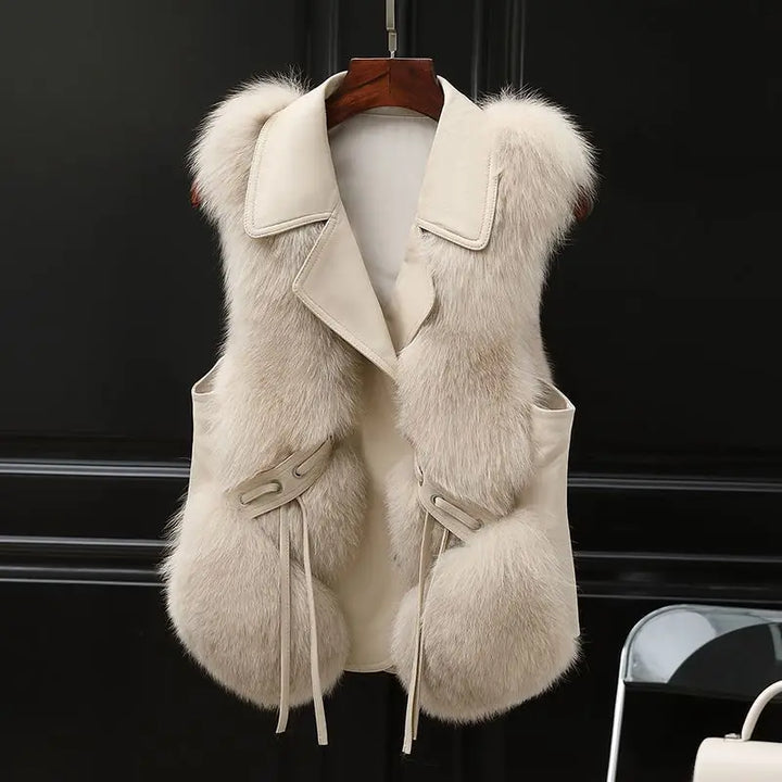 Mary | Elegant Leather Gilet