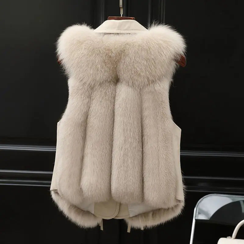 Mary | Elegant Leather Gilet