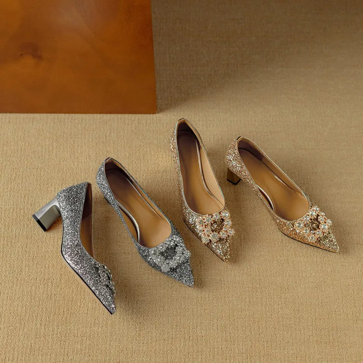 Gloria | Glitter Heels