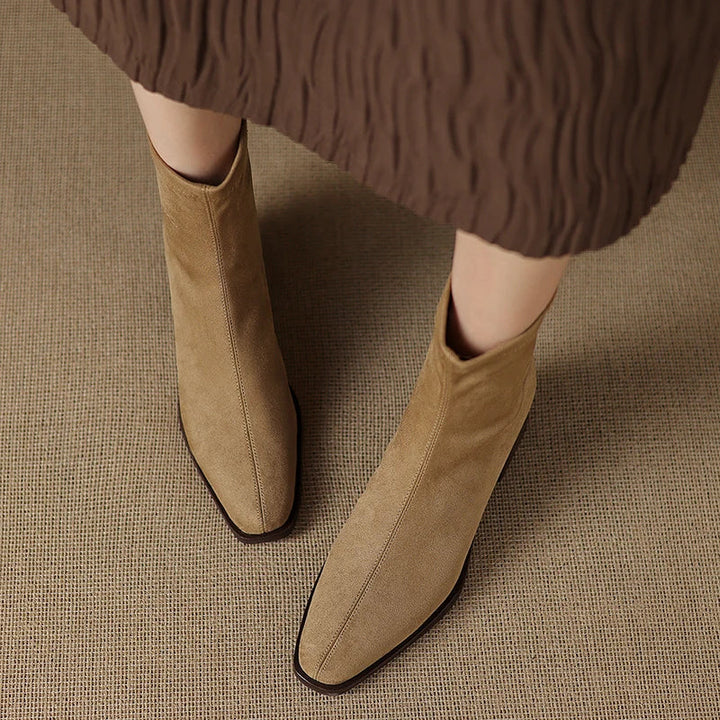 Julia | Elegant Suede Ankle Boots