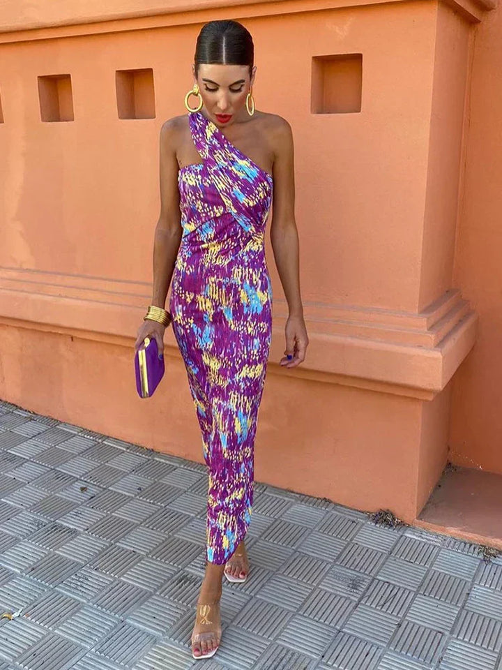 Celestia - Elegant Midi Dress