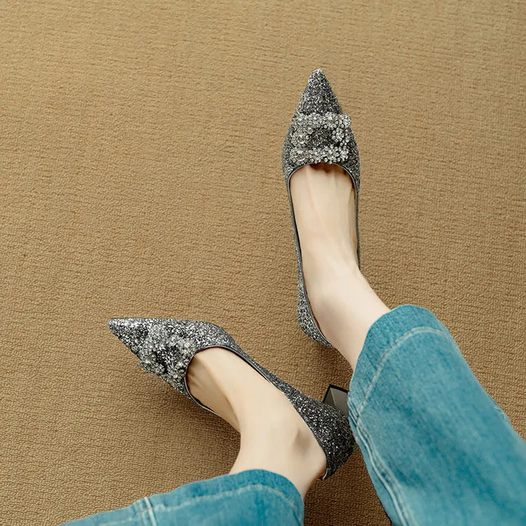 Gloria | Glitter Heels