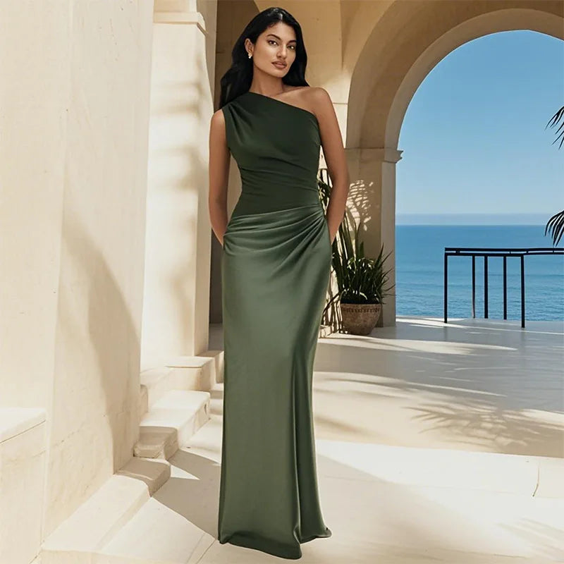 Suze | One-Shoulder Maxi Dress