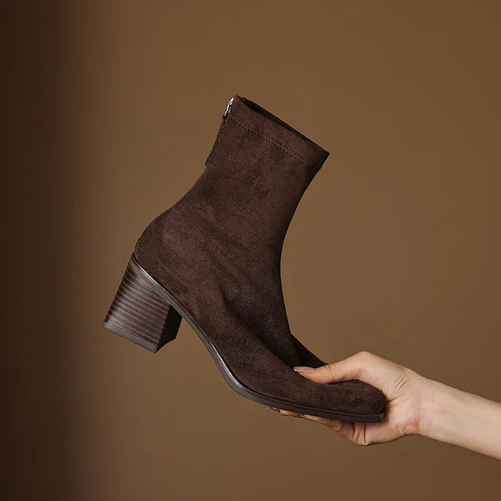 Julia | Elegant Suede Ankle Boots
