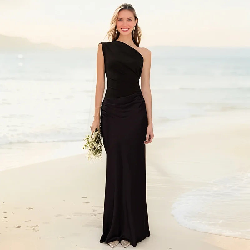 Suze | One-Shoulder Maxi Dress