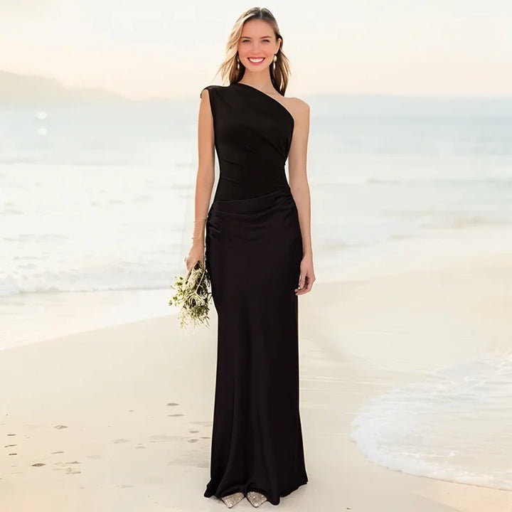 Suze | One-Shoulder Maxi Dress