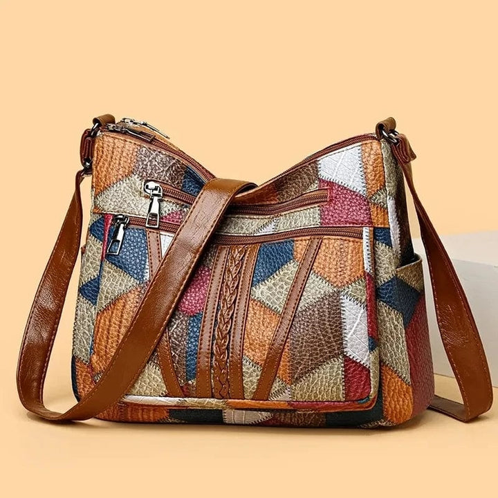 Liyah | Mosaic Leather Handbag