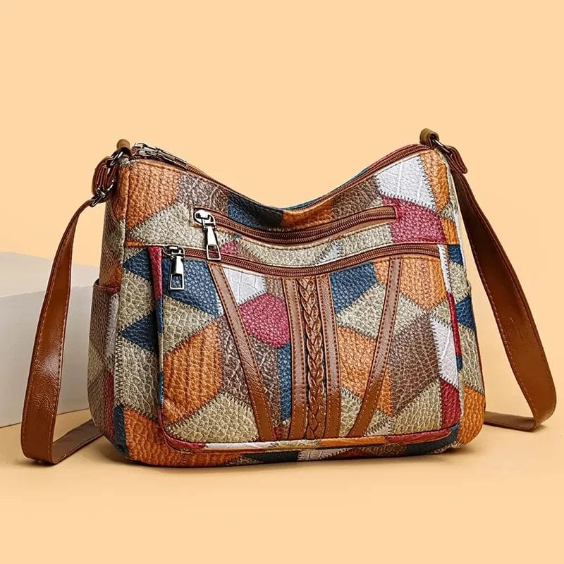 Liyah | Mosaic Leather Handbag
