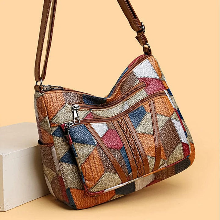 Liyah | Mosaic Leather Handbag